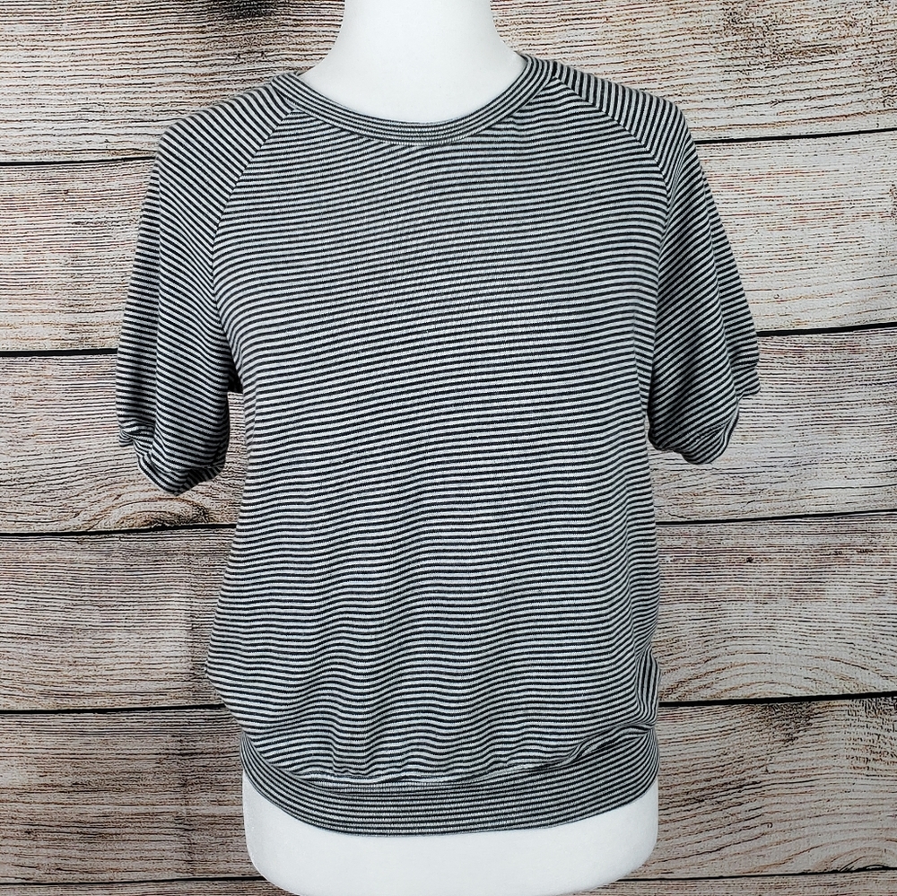 The Lady & The Sailor | Striped Short Sleeve Top 1